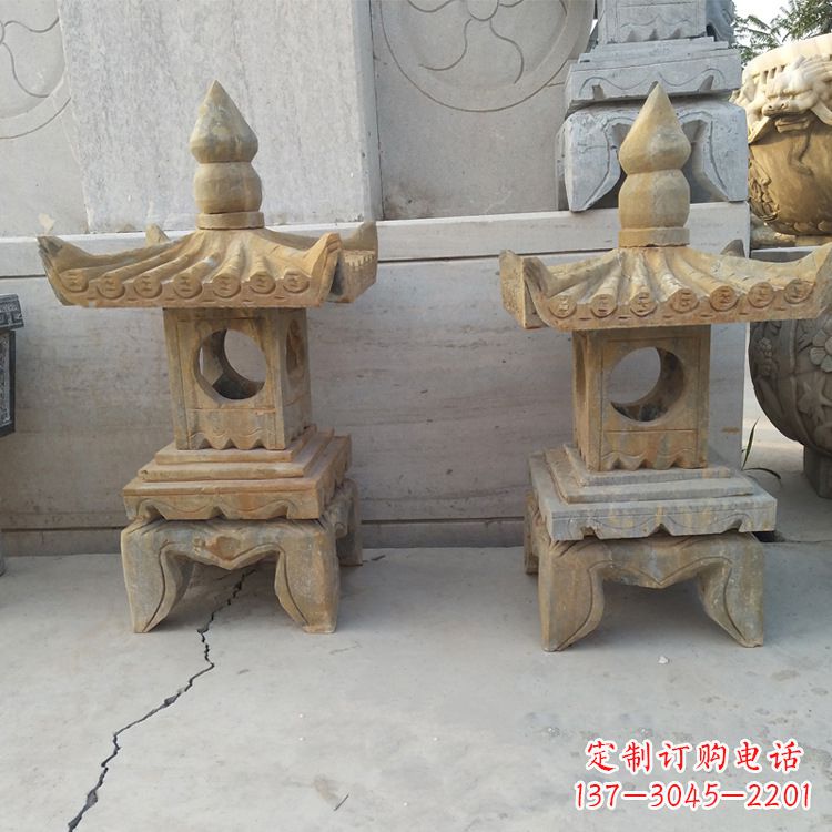 沧州中式仿古低墩石灯笼