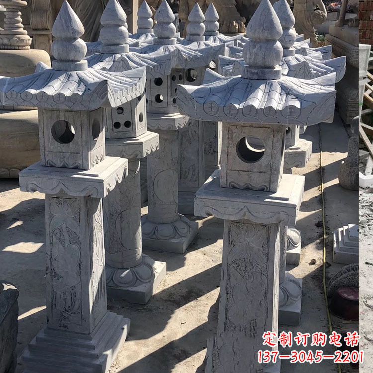 沧州中式汉代石雕灯笼