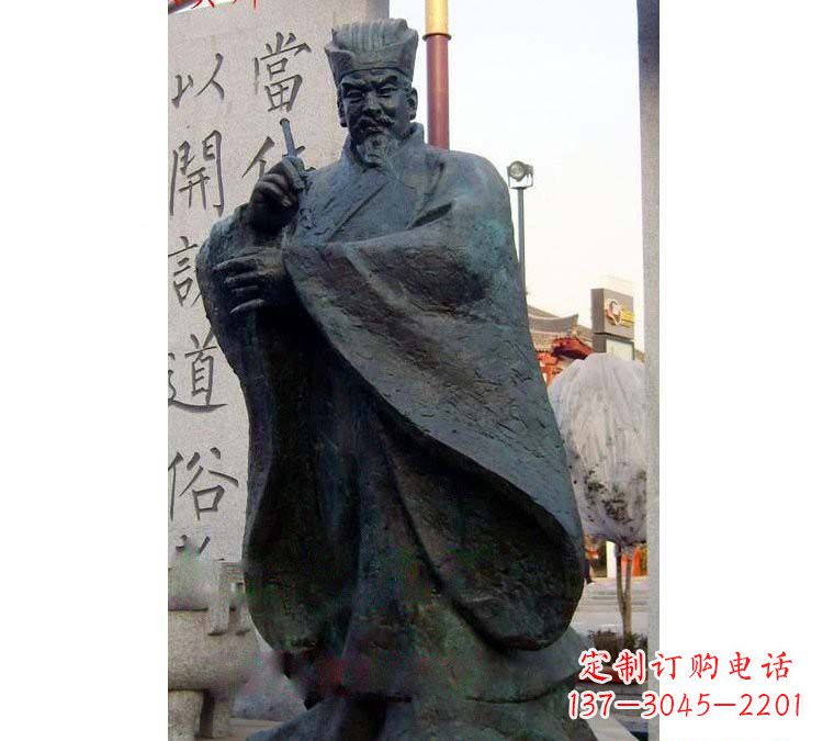 沧州铸铜古代名人颜真卿