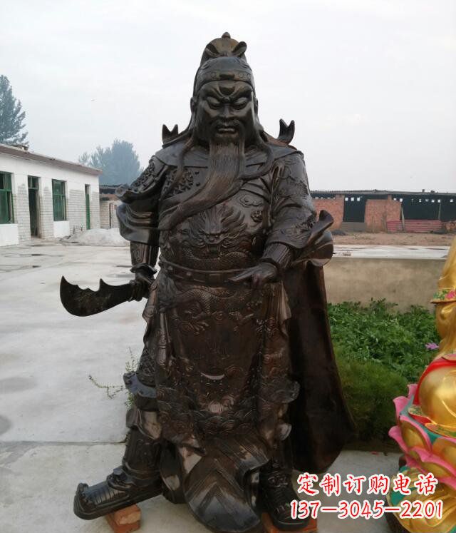 沧州铸铜关公像铜雕