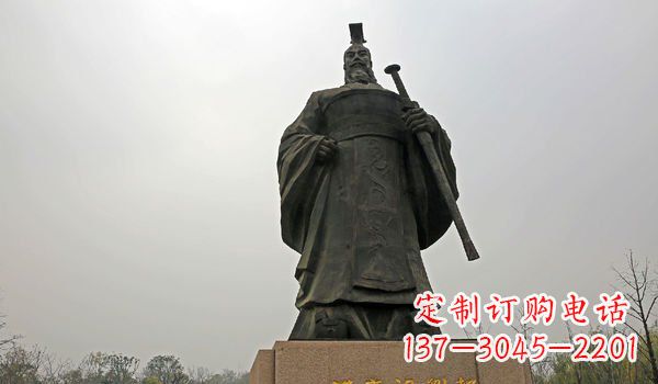 沧州铸铜刘邦雕塑