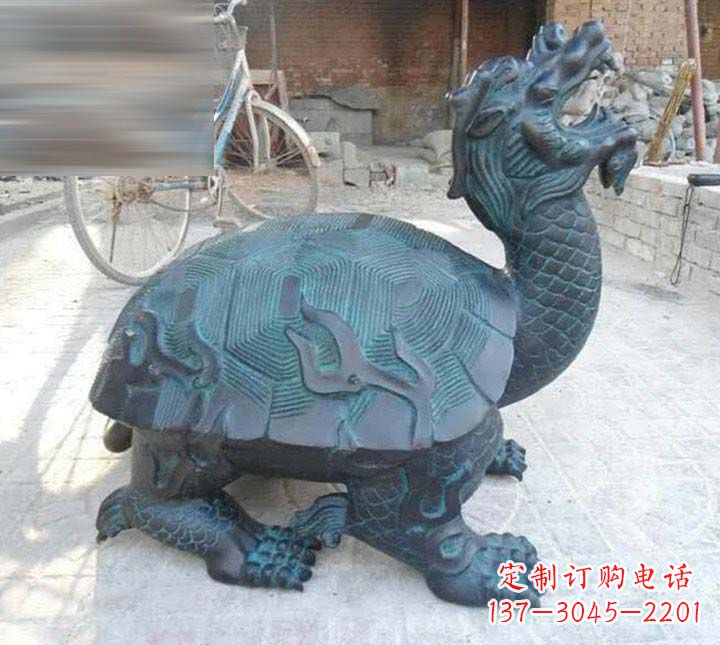 沧州铸铜龙龟雕塑222