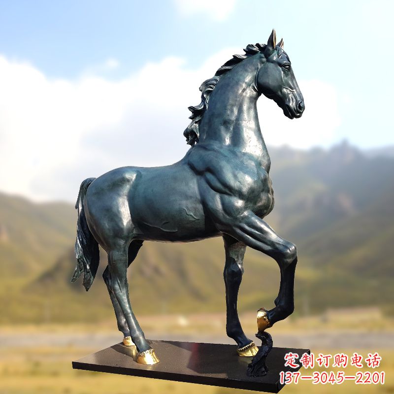 沧州铸铜马铜雕塑