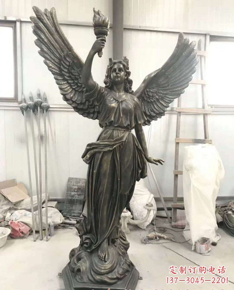沧州自由女神像铜雕