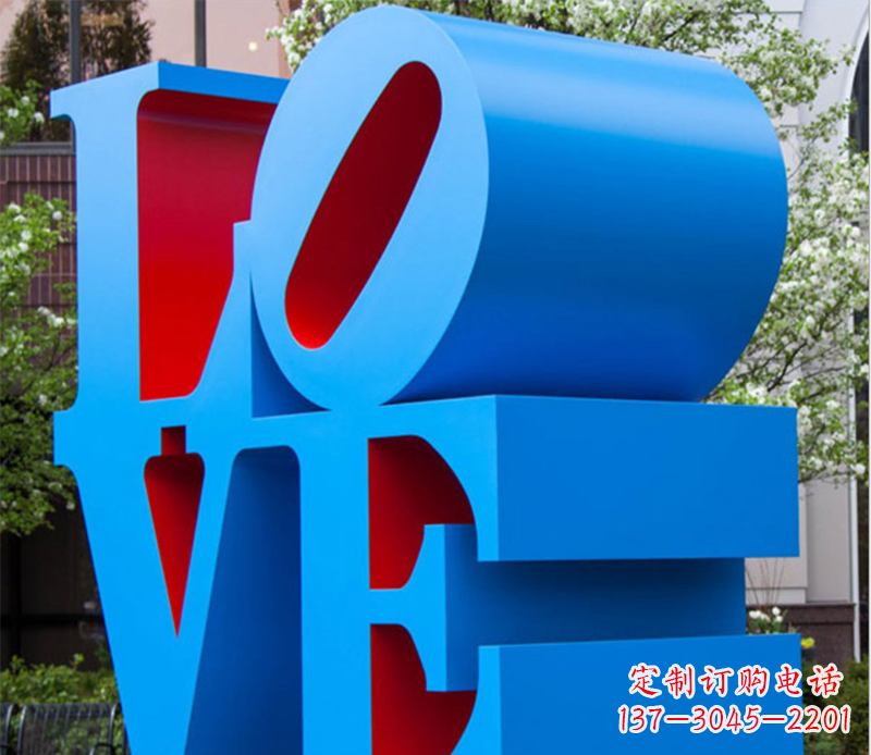 沧州字母雕塑不锈钢